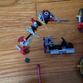 LEGO Ninjago 70727 Kai&rsquo;s X-1 Ninja Charger &ndash; no minifigs, near complete.