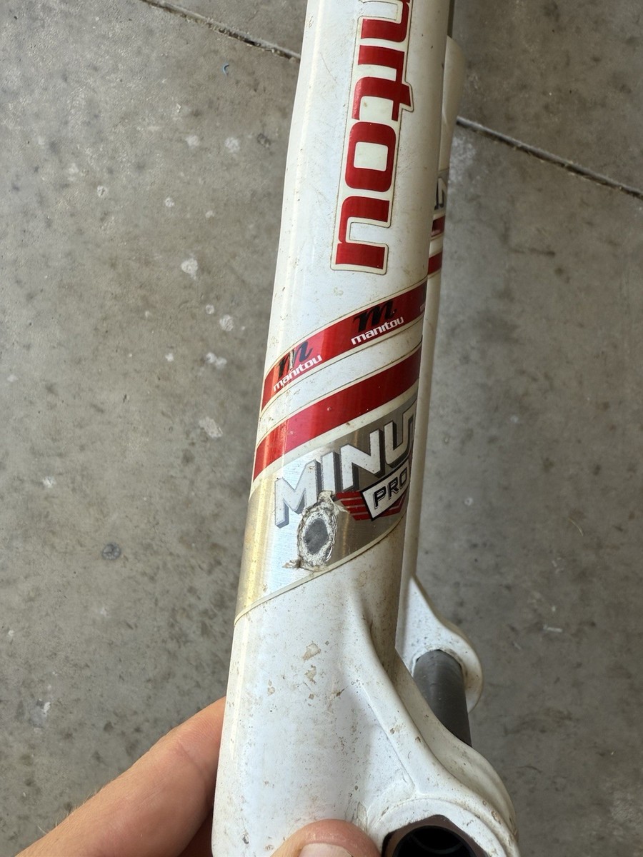 Manitou Minute Pro 26 Suspension Fork - 1-1/8” - White | eBay
