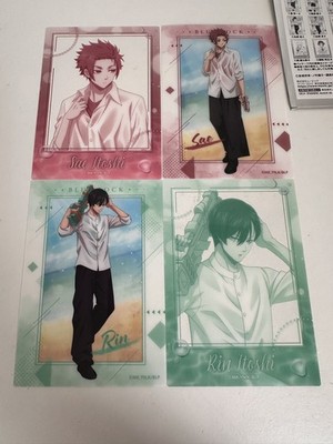 Blue Lock Clear Sheet Collection, Rin&Sae Itoshi - 4er Set offizielle Anime Merchandis