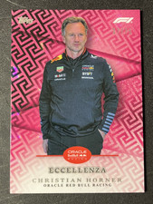 /75 Pink Christian Horner / Red Bull - 2024 Topps Eccellenza Formula 1 F1 - NM