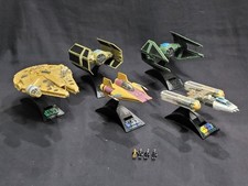 Galoob Star Wars Action Fleet  TIE Interceptor & Advanced A-wing Falcon Y-wing
