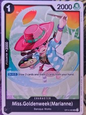 Miss.Goldenweek(Marianne) OP14-085 Uncommon The Azure Sea's Seven One Piece NM