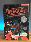 Rescue The Embassy Mission NES Original Empty Box & Manual