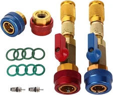 Car AC Valve Core Removal Tool, R134A R1234YF High Low Pressure Valve Core Quick