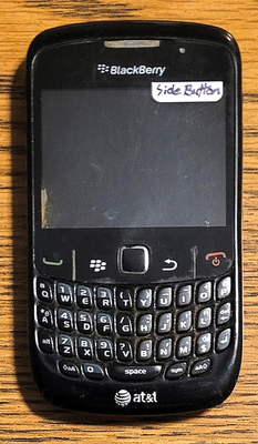 アンティーク BlackBerry Curve 2 II 8520 - Black ( AT&T ) Smartphone with 5