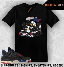 Shirt To Match AJ 4 Rare Air 2025 Sneaker Matching Tee Scrooge Duck T-Shirt