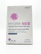 0.9 Saline Solution 50ml  Isotonic Sodium Chloride Inhalation Relief Use