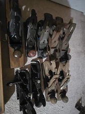 A Whole Lot of Antique Planes. Various Brands and Sizes. See Photos.