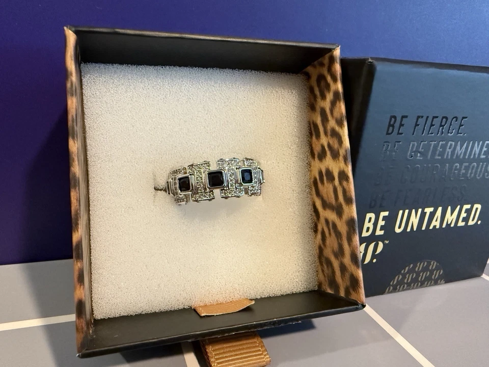 Bomb Party UNTAMED 男女通用戒指 - Criss Meets Cross RG64528 铑 9 码 — 第 2/4 张图片