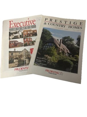 Vtg UK Real Estate Catalog 1989 Country Homes Executive Homes Britain Property