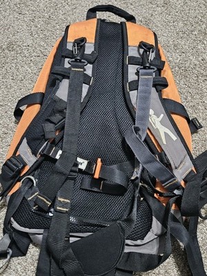 Piggyback Rider Standing Child Carrier w/ Child Harness - Orange