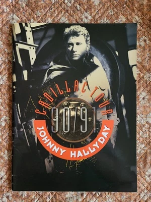 Johnny Hallyday Programme De Concert Paris Bercy 1990  + Bon Inscription Minitel - Photo 1/3