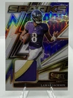 2025 Panini Select Sparks 3 Color Patch Lamar Jackson #43/99