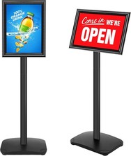 VAIIGO A4 Sign Stand Display Poster Stand with Heavy Duty Base, Thick pole.