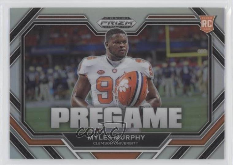 2023 Panini Prizm Draft Picks Pre Game Myles Murphy #PG-14 pe8