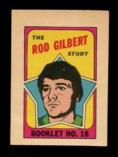 1971-72 O-Pee-Chee Story Booklet Set-Break # 18 Rod Gilbert *GMCARDS*