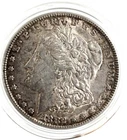 1882 P Morgan Silver Dollar 1 ea 90% Pure Silver-Circulated & Toned - In Capsule