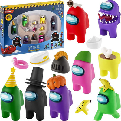 Among Us Crewmate Figures | Toys Out of 16 Collectibles in 1 Box | 8 among Us Me