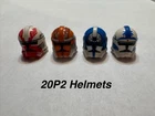 LEGO Star wars 20P2 Clone Trooper helmet set x4 (CAC )