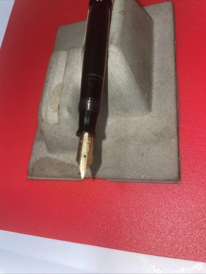 1946 Vintage Parker  VACUMATIC Black Major Fountain Pen W/GT Restored/Serviced - Image 4 of 4