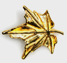 Vintage Schmuck Brosche Anstecknadeln Accessoires Blatt