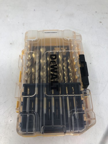 DEWALT Titanium Nitride Coated Drill Bit Set, Pilot Point, 21-Piece