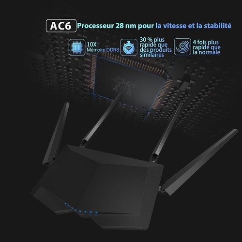 Tenda AC1200 Smart WiFi Router, High Speed Dual Band WLAN Internet Router... - Bild 6 von 11