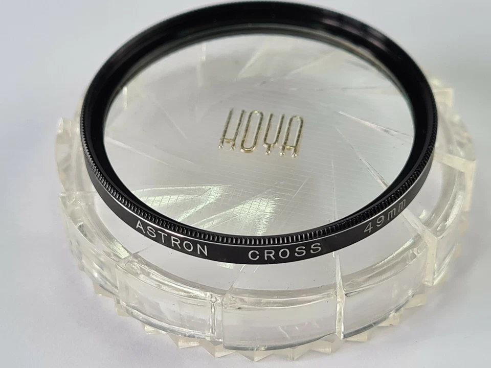 Astron 49mm Cross Filter Boxed With Hoya Keeper & Information Sheet - Excellent - Image 2 of 4