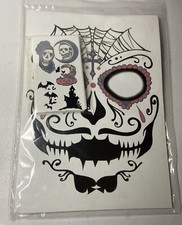 42 Sheets Halloween Temporary Tattoo Family Set Day of Dead Pumpkin new