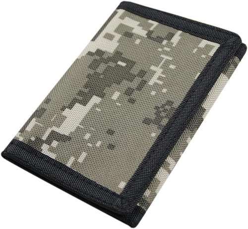 NEICY RFID-blockierende Canvas-Geldbörse für Männer und Frauen - Camouflage dreifach faltbar Outdoor Sport - Bild 8 von 12