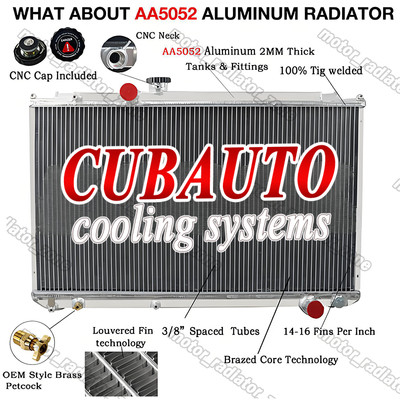 3 Rows Aluminum Radiator For 1996-00 TOYOTA MARK II Chaser JZX100 1JZ-GTE 2.5 L4