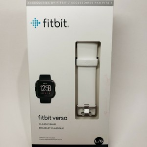fitbit versa band classic white s