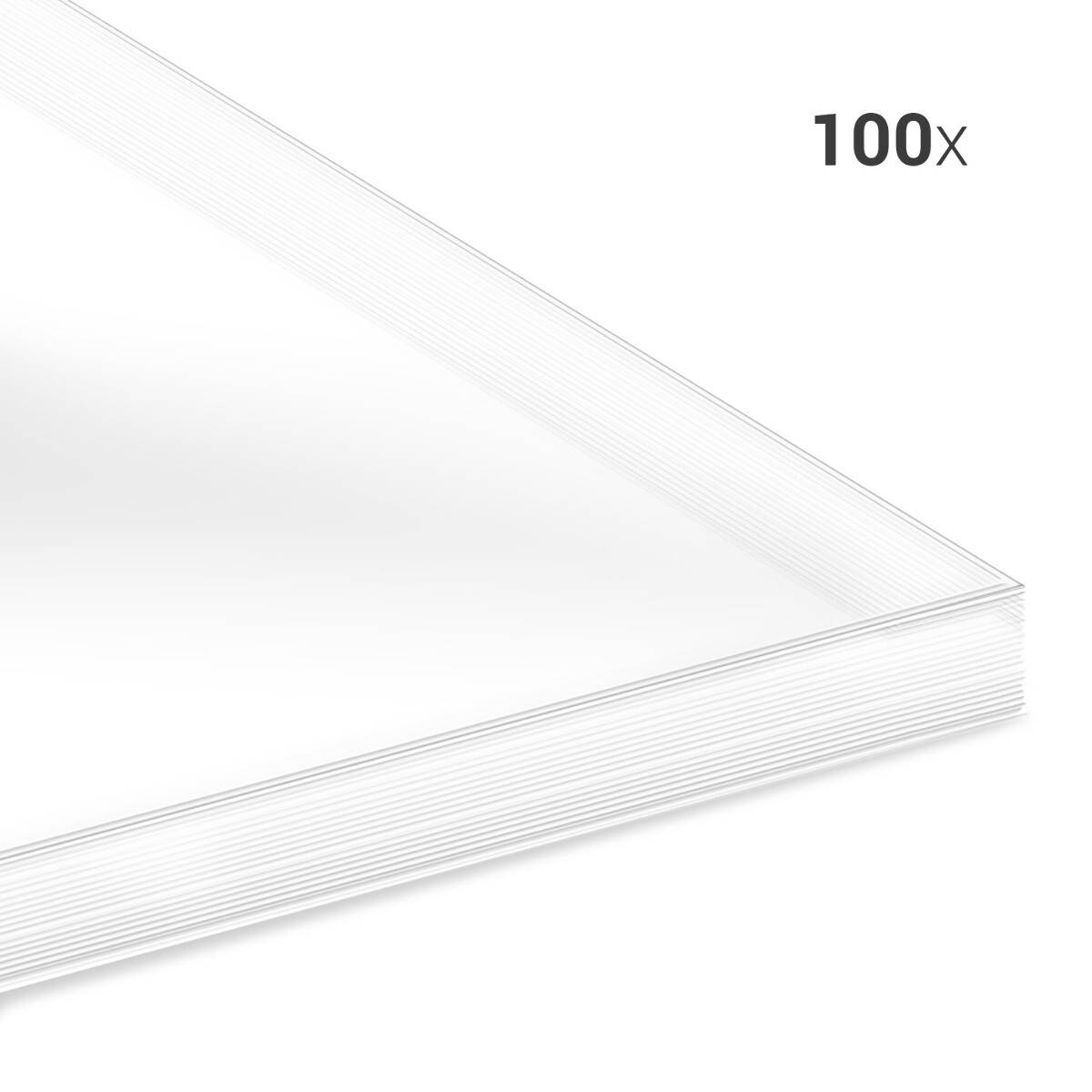 Produktbild von 50x Schallplatten Hüllen Crystal – Superklar, 75µm Polypropylen, Für Single/Double/Triple LPs