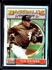 1993 Topps Finest Refractor #183 Tim Raines