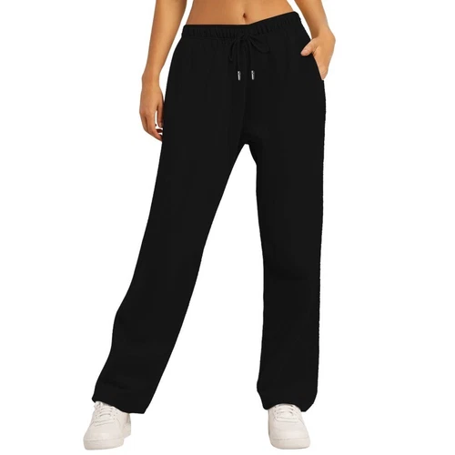 Womens Joggers Tracksuit Bottoms Close Hem Fleece Ladies Trousers Jogging Pants - Picture 6 of 13