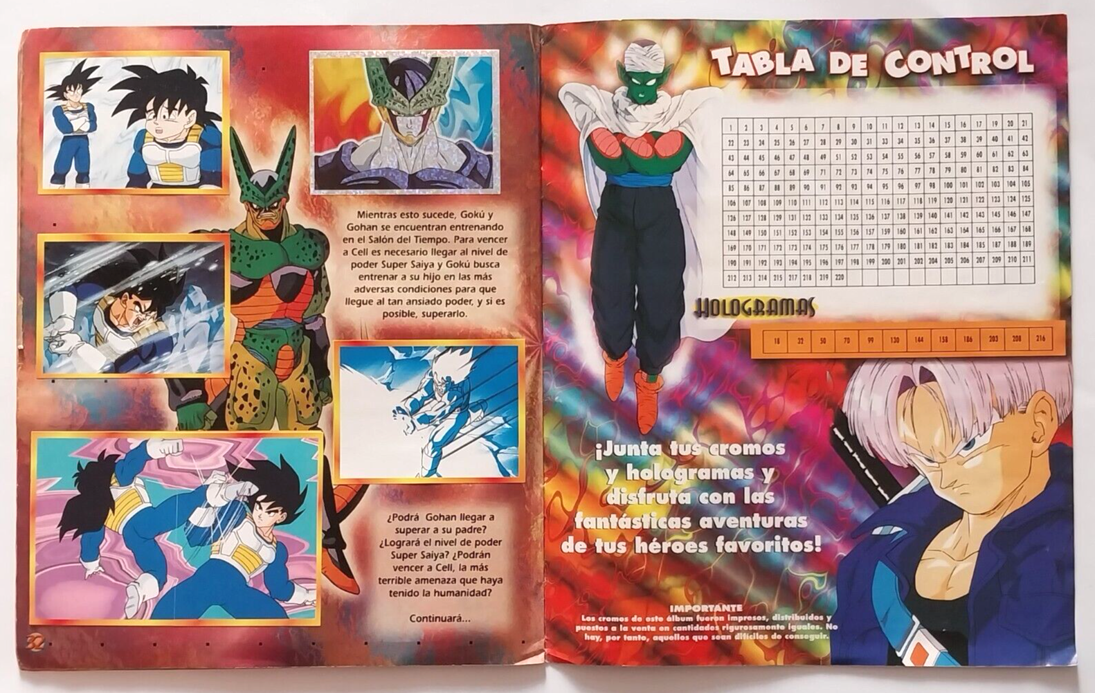 Álbum Dragon Ball Z Saga Cell Completo Bond Chicle Parati - Desconto no  Preço