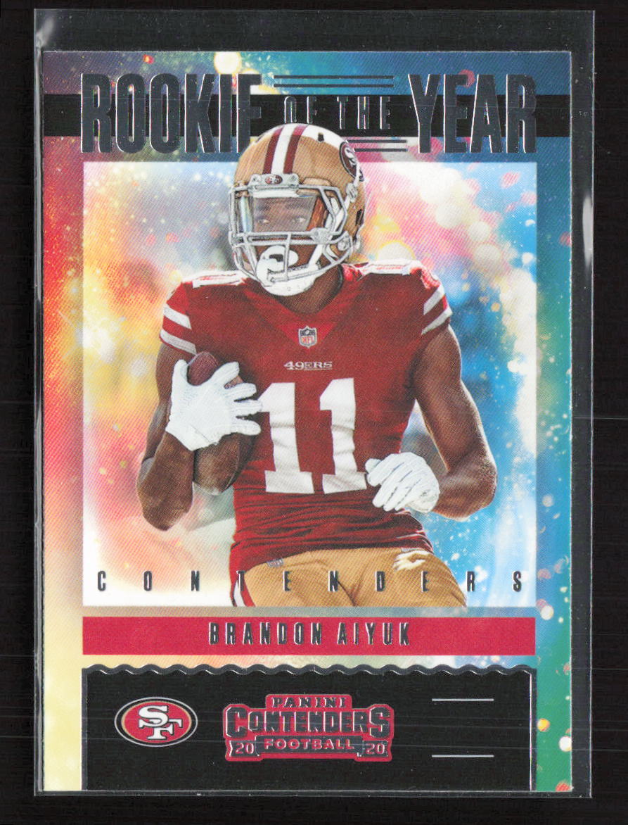 2020 Panini Contenders #RY-BA Brandon Aiyuk Rookie of the Year Contenders(JT)