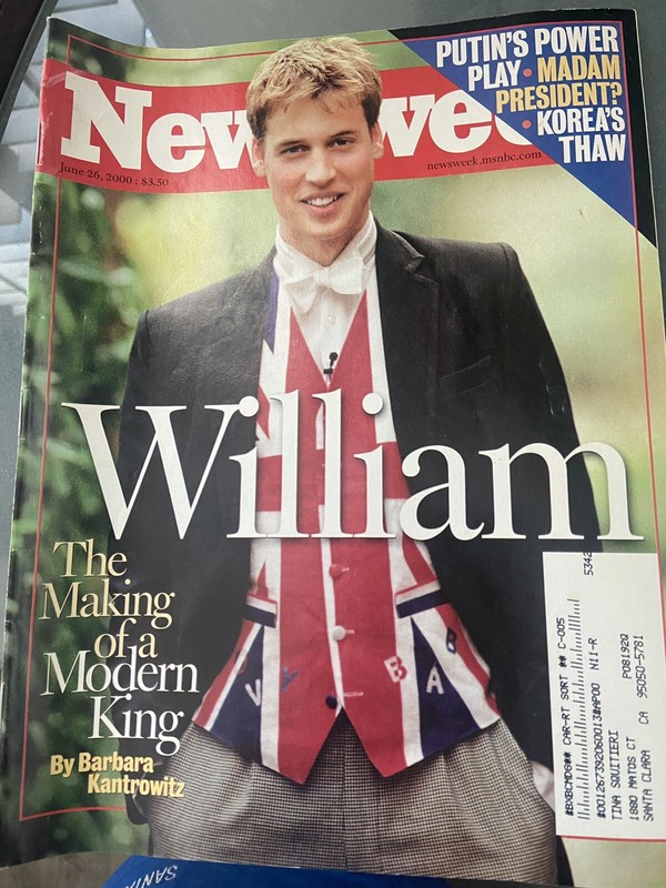 Newsweek: PRINCE ''WILLIAM - THE MAKING OF A MODERN KING" JUNE 26, 2000