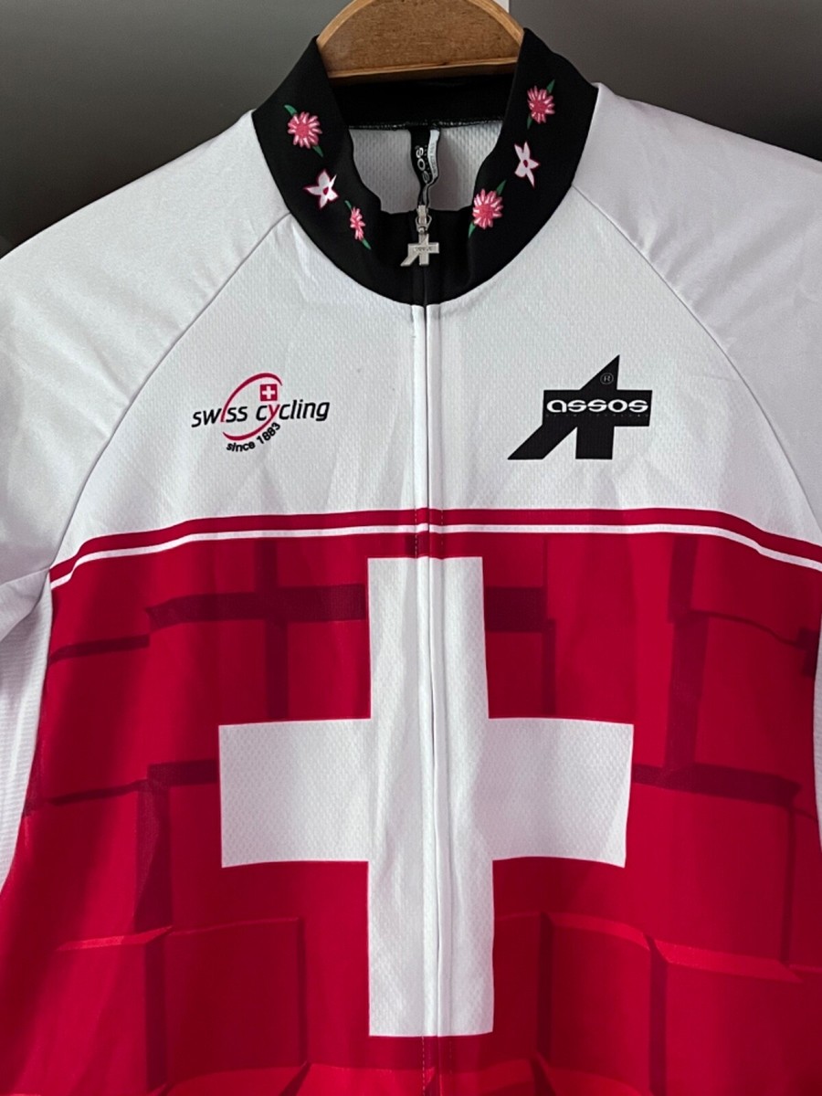 Maillot ASSOS Suisse Hiver XS – Tenue Vélo Chaude Et Confortable D'occasion