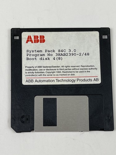 ABB ROBOTICS - 64A-01643 - RobotWare - 4 DISKS - SYSTEM PACK S4C 3.0 - SEE DESC. - Picture 7 of 7