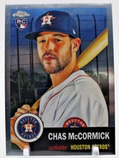 2022 Topps Chrome Platinum Anniversary #128 Chas McCormick Rookie Card Houston
