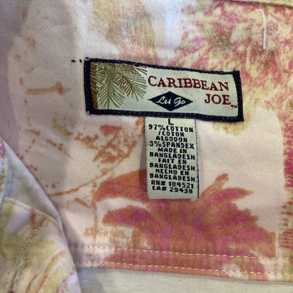 Chaqueta para mujer Caribbean Joe talla L floral rosa multicolor abotonada verano Foto 2 de 4