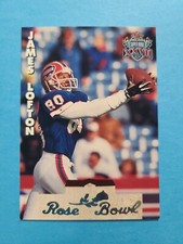JAMES LOFTON 1993 HEADS &amp; TAILS SUPER BOWL FOOTBALL CARD # SB17 F0212