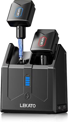 LEKATO 5.8GHz Wireless Guitar System with Charging Case Guitar Wireless and with