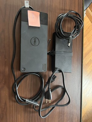 Dell WD19S-130W Docking Station Wired USB 3.2 Gen 2 (3.1 Gen 2) Type-C - Black