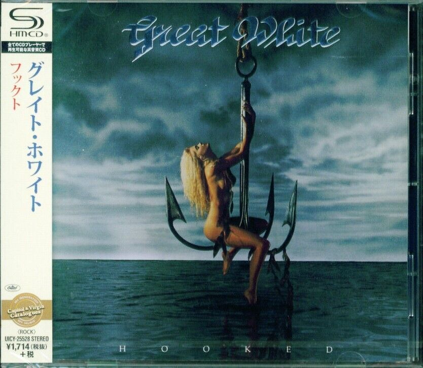 GREAT WHITE HOOKED JAPAN CD RMST AUDIOPHILE SHM CD+4 - BRAND NEW - OUT OF PRINT!