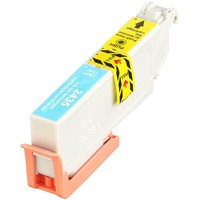 Icolor Tintenpatrone FüR Epson (Ersetzt T2435 / 24XL), Light-Cyan
