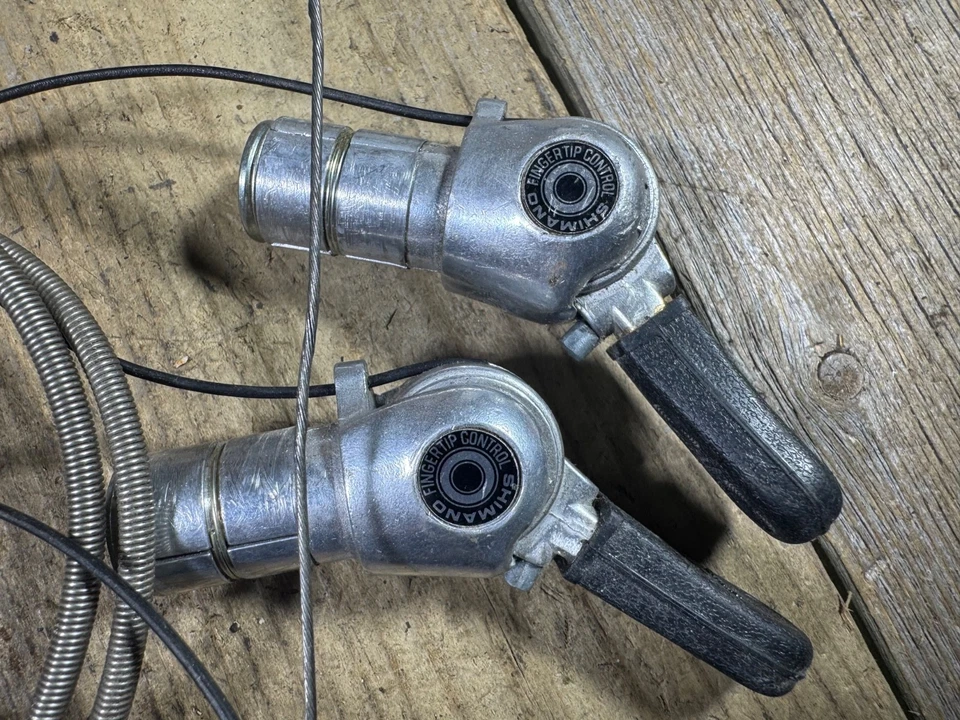 Vintage Shimano Fingertip Control System Bar End Barcon Shifters USED - Image 2 of 4