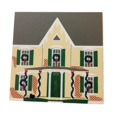 1992 Cats Meow Hometown Christmas Series Howey House Bed & Breakfast Faline Wood