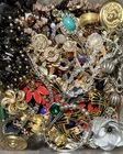 HUGE 4lbs Vintage To Now Costume Fashion (Some Signed) Jewelry Lot For Resale!